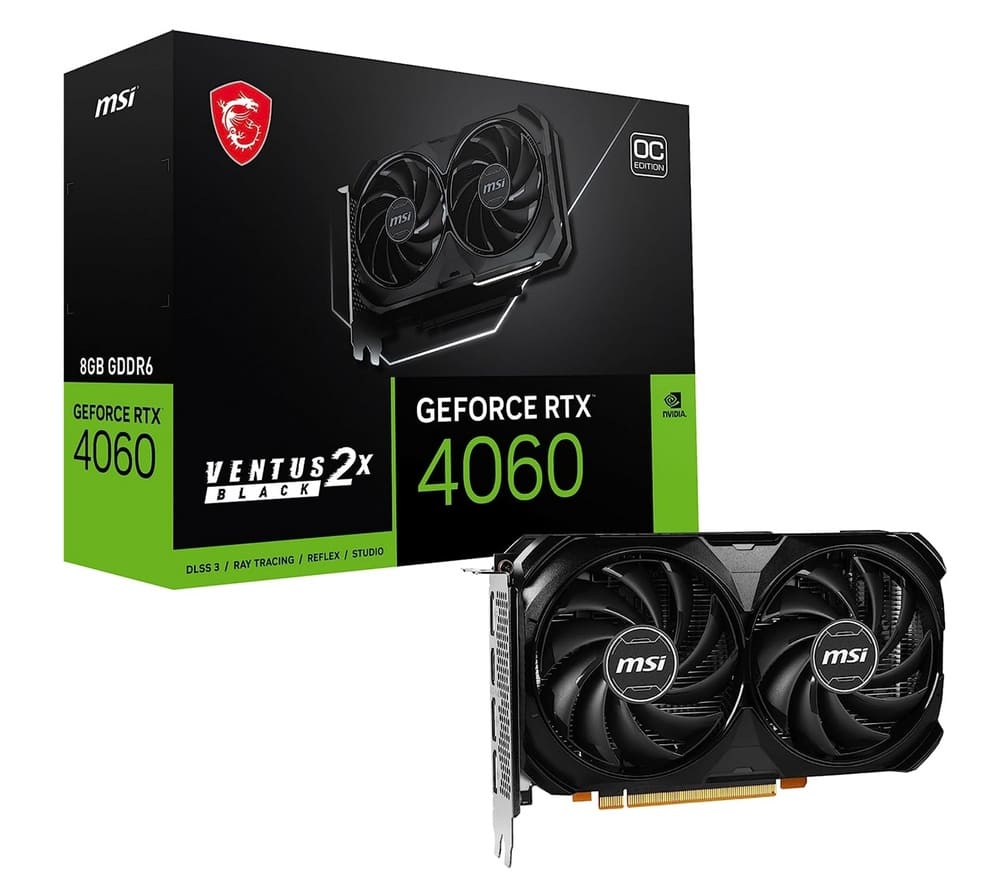 MSI RTX 4060 VENTUS 2X black